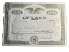 BERNIE MADOFF SIGNED CRAZY RARE PERSONALLY OWNED 1969 STOCK CERTIFICATE W/PSA picture