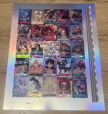 One Piece OP05 Uncut Sheet Bandai 2023 - Holy grail of one piece collecting picture