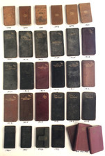 Ant 1894-1929 Undertaker Funeral Ledger Diary 41 Vol Archive Upstate NY 1918 Flu picture