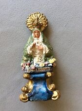 VINTAGE PLASTER OUR LADY OF THE EPIPHANY PRIESTS CHAMBER FIGURINE STATUE picture