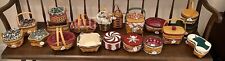 Christmas Longaberger Tree Trimming Basket Lot 1999-2017 All 19 Baskets & More picture