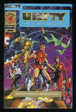 Valiant Unity Ltd Leather Hardcover HC Blue DJ Valiant Collectors Society COA picture