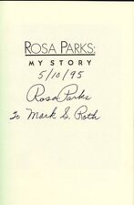 ROSA PARKS My Story by Rosa Parks Autographed Signed Inscribed Civil Rights book picture