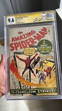 Amazing SpiderMan #1 CGC 9.6 1966 Golden Record signed Stan Lee POPULATION 1/12 picture