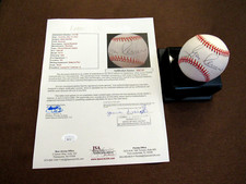 EUGENE GENE CERNAN APOLLO 17 NASA LAST MAN ON MOON SIGNED AUTO ONL BASEBALL JSA picture