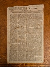 Thanksgiving Proclamation 1789 George Washington October 20, 1789 Salem Mercury picture