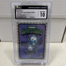 2023 National Exclusive Veefriends Super Sticker Rare Robot /55 NSCC CGC 10 picture