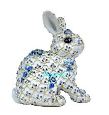 JAY STRONGWATER JING YEAR OF THE BUNNY RABBIT FIGURINE CHINOISERIE NEW BOX USA picture