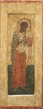 16c ANTIQUE HAND PAINTED RUSSIAN ICON OF ST.NICHOLAS  SEENS KOVCHEG picture