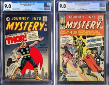 CGC 9.0 Journey into Mystery 89 + 103 (1963 1964 Marvel Comics) Classic Thor Cvr picture