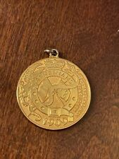 Krewe Of ATHENIANS K OF A 1984 Rare Marci Gras Favor Necklace Pendant 75th 1909 picture