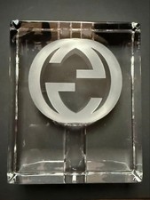 Vintage GUCCI Tom Ford Crystal Ashtray Made in Italy from Japan picture