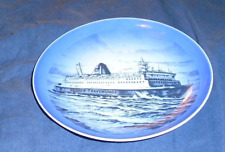 CERAMIC WALL-PLATE OF M/V TRAVEMÜNDE OF GEDSER - GERMANY LINE FROM JUNE 1963 picture