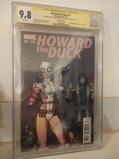 Howard The Duck #1 CGC 9.8  Signed by Stan Lee & 1st app of Gwenpool RARE picture