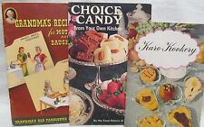 Karo Kookery, Grandma's Recipes for Mother & Daughter, Choice Candy 3 titles picture