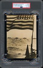D-Day 1944 Invasion of Normandy WWII Type 1 Original Photo *US Flag Flying* RARE picture