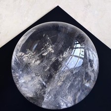 24.31LB TOP Natural clear Quartz ball hand carved Crystal Energy 200mm Sphere picture