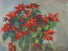 Adela Smith Lintelmann, Poinsettia 25, Oil on Canvas picture