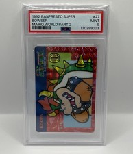 1992 BANPRESTO SUPER MARIO WORLD PART 2 #27 BOWSER PSA 9 (POP 5/NONE HIGHER) picture