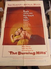 Natalie Wood Tab Hunter The Burning Hills 1956 1-Sheet Movie Poster N2509 picture
