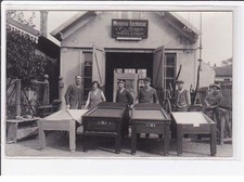 LE PIN? : photo card of the carpentry workshop benistery MONGIN (factory picture