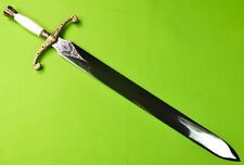 Vintage Custom Handmade Wade CHASTAIN Engraved Exhibition Sword Huge Dagger picture