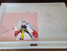 Inuyasha cel artwork with a video showing the handwritten process. g417 picture