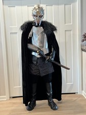 Full Medieval Costume with Authentic Handcrafted Armor and Sword picture