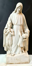 ENRIC CLARASSO DAUDI. JESUS WITH THE CHILDREN.SCULPTURE IN MARBLE.XIX-XX CENTURY picture