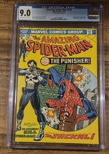 AMAZING SPIDER-MAN #129 1ST PUNISHER MARK JEWELERS CGC 9.0 VERY RARE picture
