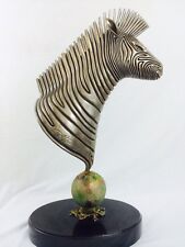 Han Vo Sculpture  Collection “Zebra “ signed bronze Limited Edition 10/150 picture