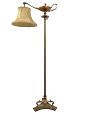 Original Antique Tiffany Studios New York Aladdin Bronze Floor Lamp picture