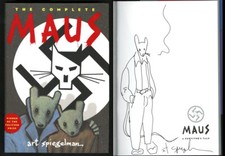 Art Spiegelman SIGNED SKETCH HC The Complete Maus LETTER PSA/DNA AUTOGRAPHED picture