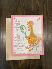 ￼ Mid Century Slightly Racy Fold Out Mother’s Day Card w/Envelope & Unsigned picture