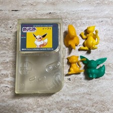 Pokemon Club Snack Game Boy Case Eevee Figure Set 7797 picture