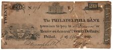 PSA/DNA George Clymer-Dec Independence-1809 Signed PHL Bank Promissory Note picture