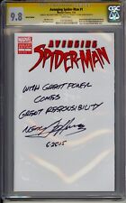 AVENGING SPIDER-MAN #1 CGC SS 9.8 NEAL ADAMS WRITES FAMOUS STAN LEE QUOTE picture