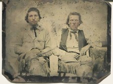 Rare 1870's JESSE JAMES & FRANK JAMES (Gang) - TINTYPE PHOTO - Outlaw Brothers picture