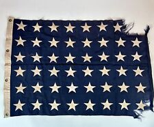 Historic WWII D Day US Naval Union Jack Flag USS President Warfield - SS Exodus picture