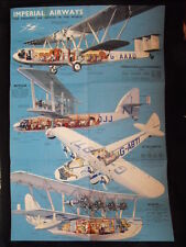 Imperial Airways The Greatest Air Service In The World Original Severin Poster picture