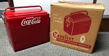 '59 Coca Cola Cavalier Carry Cooler Senior Beautiful w/Original Box 30 Bottle picture