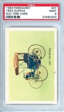 1959 Parkhurst Old Time Cars 1893 Duryea #37 PSA 9 picture
