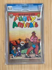 Funny Aminals #1 1972 CGC 8.5  Maus First App Art Spiegelman Graham Nash Collec. picture
