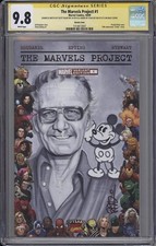 Marvels Project #1 CGC SS 9.8 Stan Lee SIGNED ONE OF A KIND Walt Disney COSPLAY picture