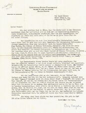 Eric Voegelin Philosopher 1957 Typed Signed Letter LSU Fung Yu-lan Philosophy  picture