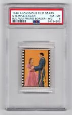 PSA 8 SHIRLEY TEMPLE in FORT APACHE 1948 Anonymous Card HIGHEST EVER GRADED 1/1 picture