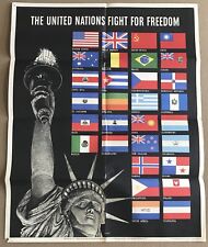 RARE WWII 1942 OWI POSTER 19 