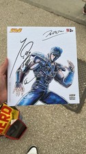 Authentic Tetsuo Hara Stamped-Signed Shikishi Kenshiro Fist time in Italy 1/318 picture