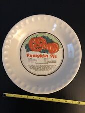 Halloween Pumpkin Pie Baking Dish with Recipe - Sunnycraft Sunny’s Pride picture