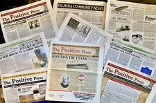 New Jersey POSITIVE PRESS X 65 ISSUES. RIVERSIDE,RIVERTON ,PALMYRA , DELRAN LOT picture